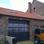 Fin de chantier d'un hangar à Héron