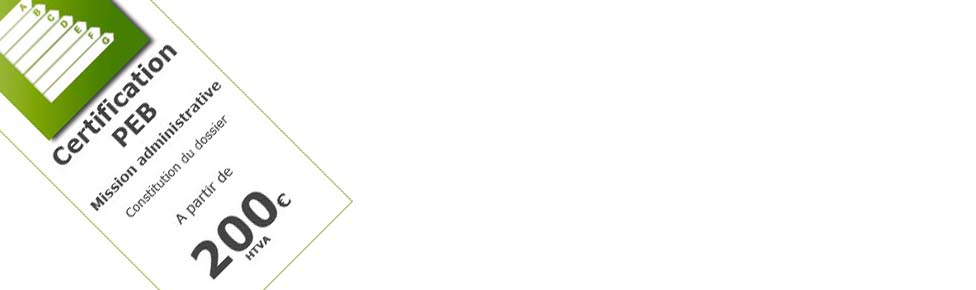 Nouvelle formule tarifaire : la certification PEB
