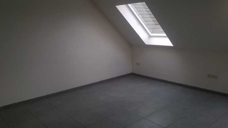 Extension à Othée - pose du carrelage