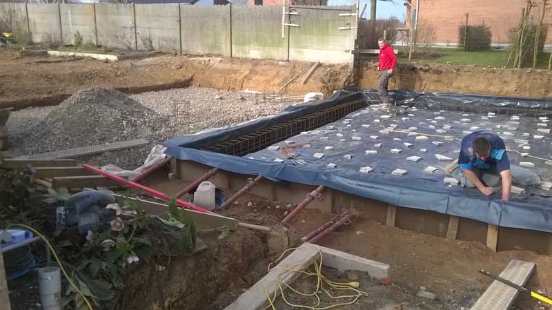 Chantier à Hodeige