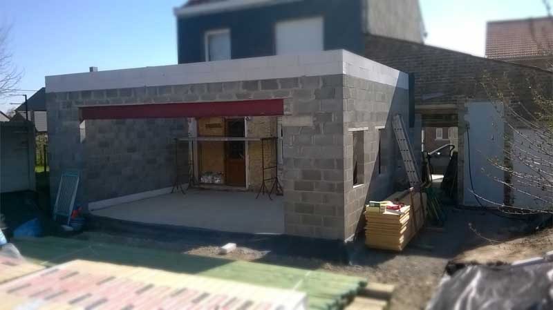 Chantier à Hodeige