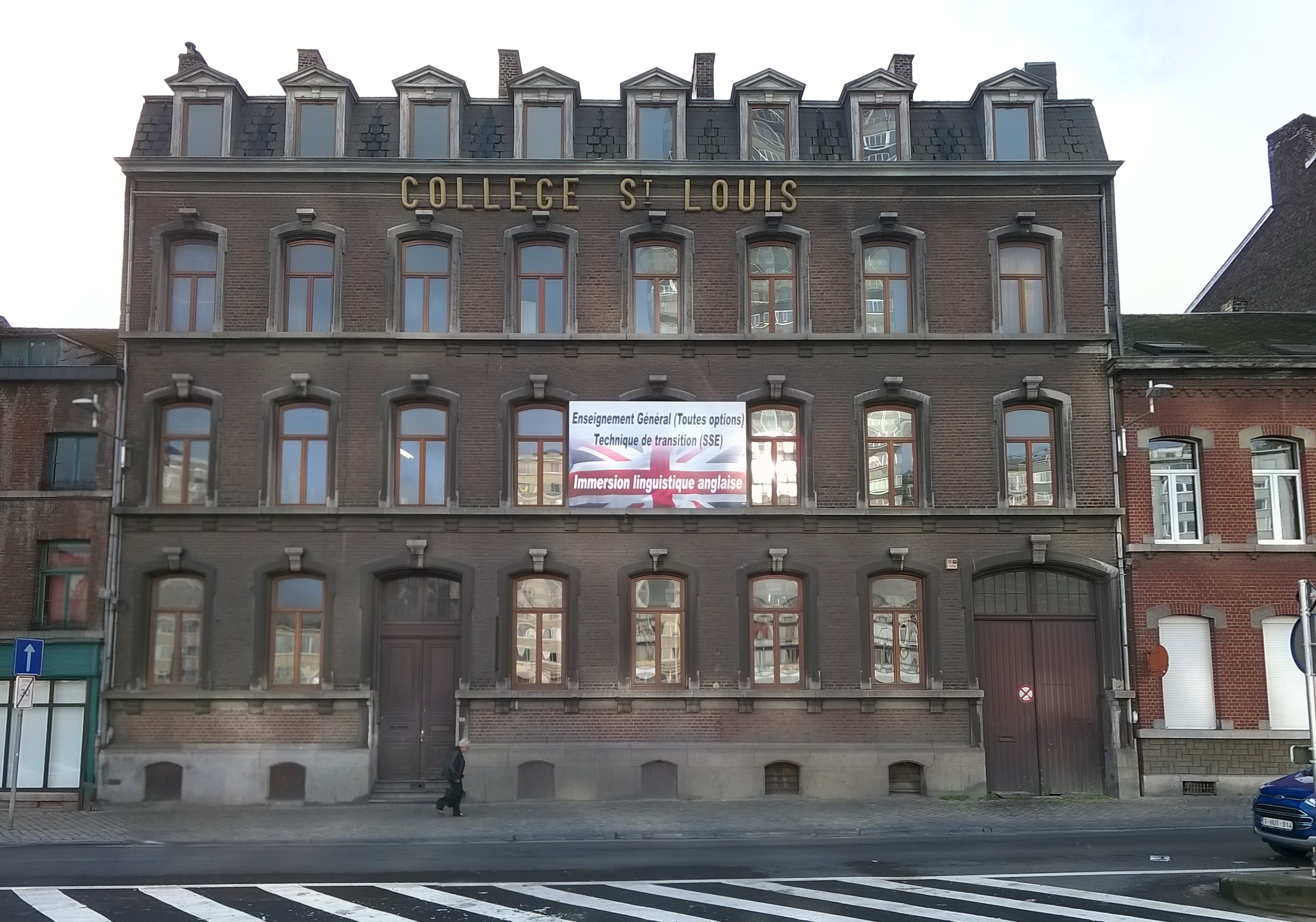 Façade avant sablage