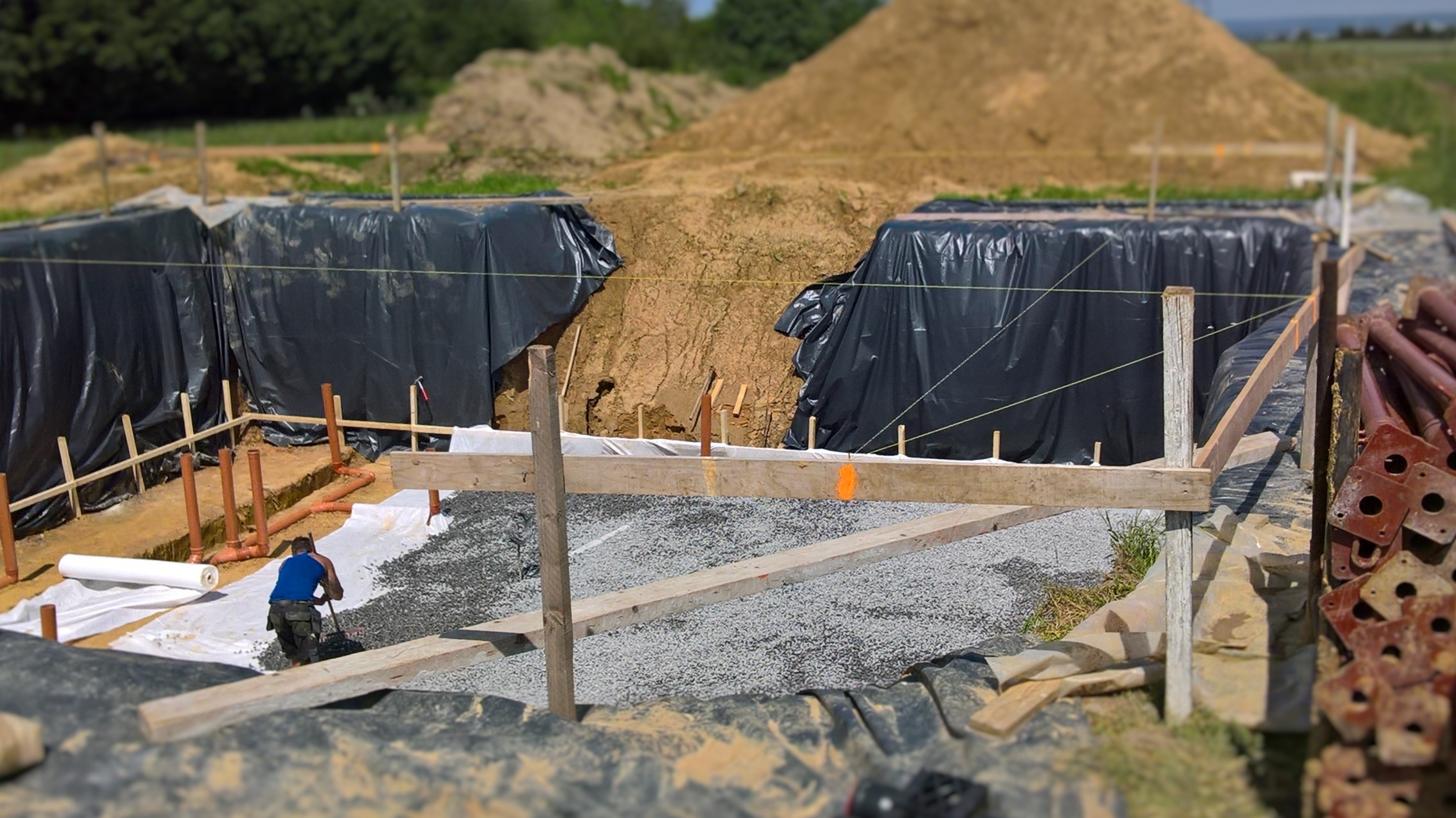 TA // Terrassement sur le chantier à Oupeye